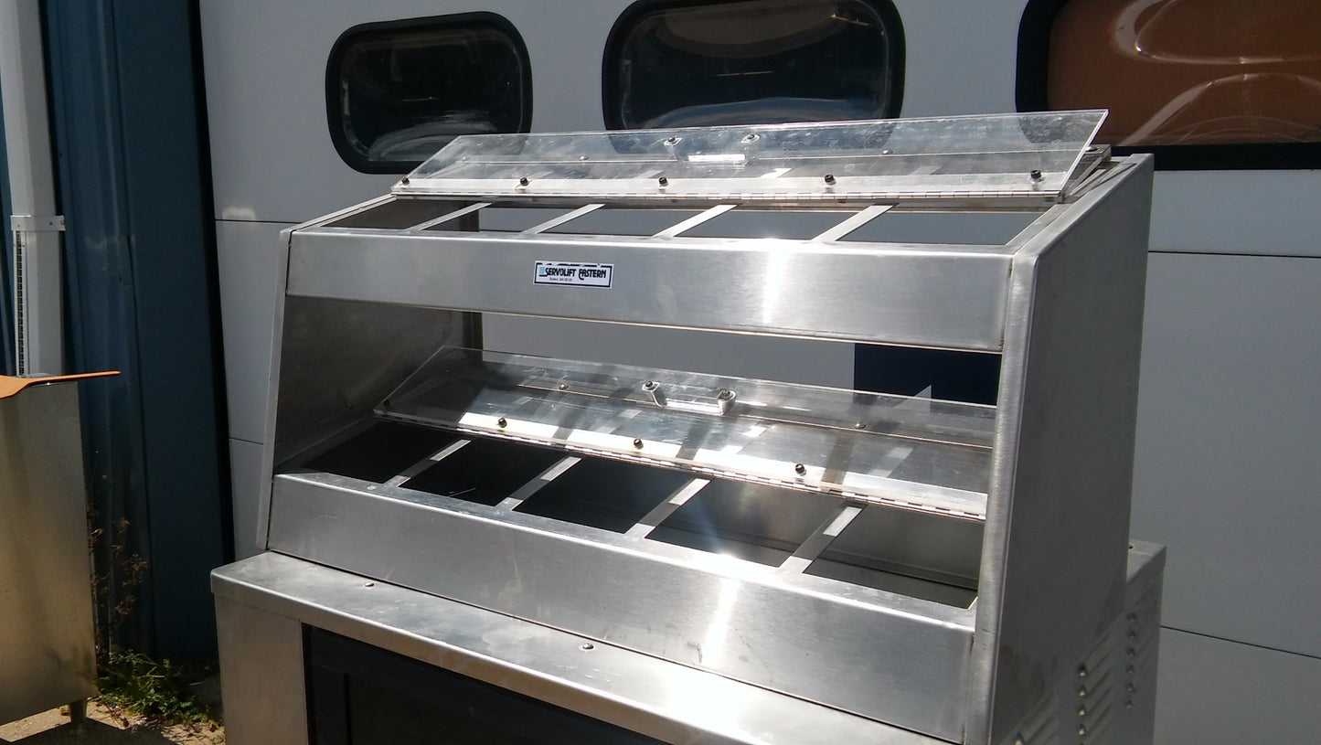 PIPER SERVOLIFT EASTERN P-10 SILVERWARE DISPENSER STAINLESS STEEL