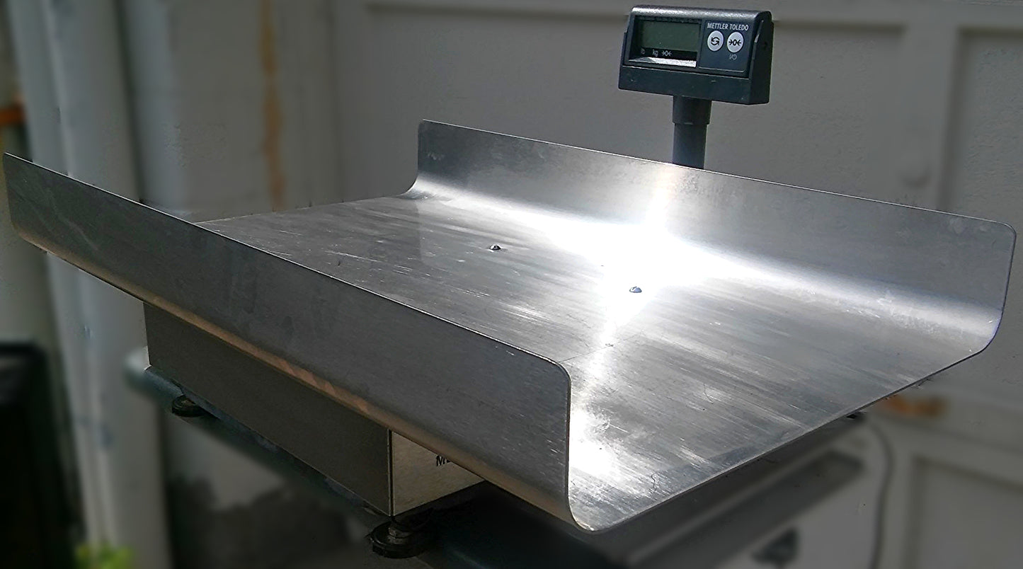 METTLER PS-60 DIGITAL 150lb SCALE DISPLAY PROTECTIVE PLATTER WATCHVIDEO FREESHIP