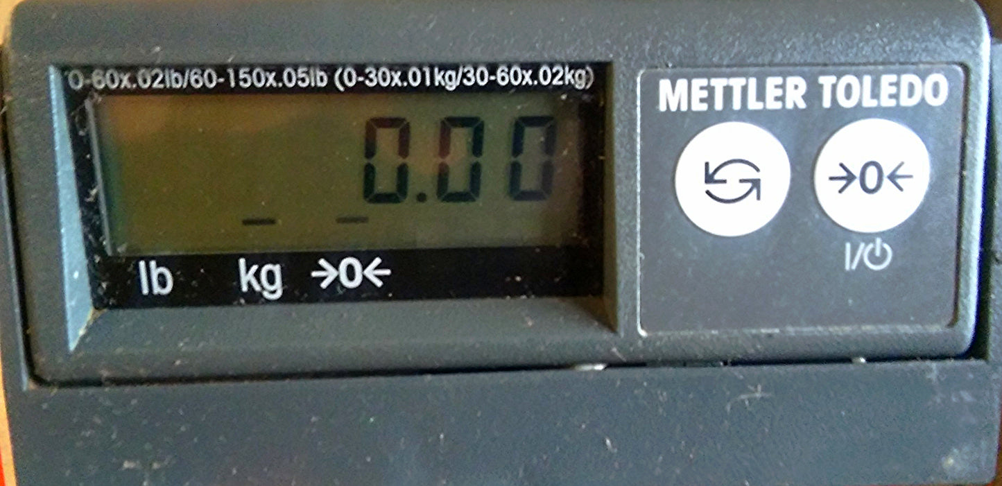 METTLER PS-60 DIGITAL 150lb SCALE DISPLAY PROTECTIVE PLATTER WATCHVIDEO FREESHIP