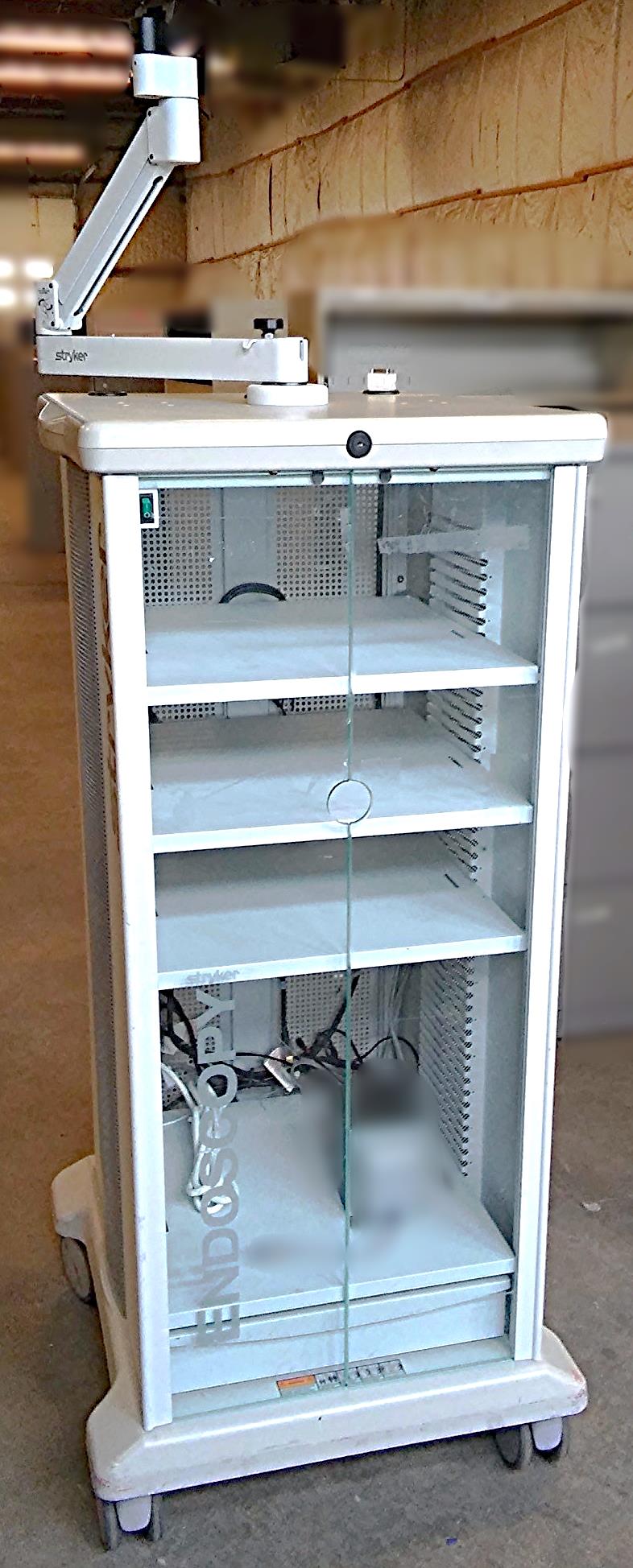 STRYKER 240-099-011 Standard Medical ENDOSCOPY Laparoscopy Video CART w CASTERS