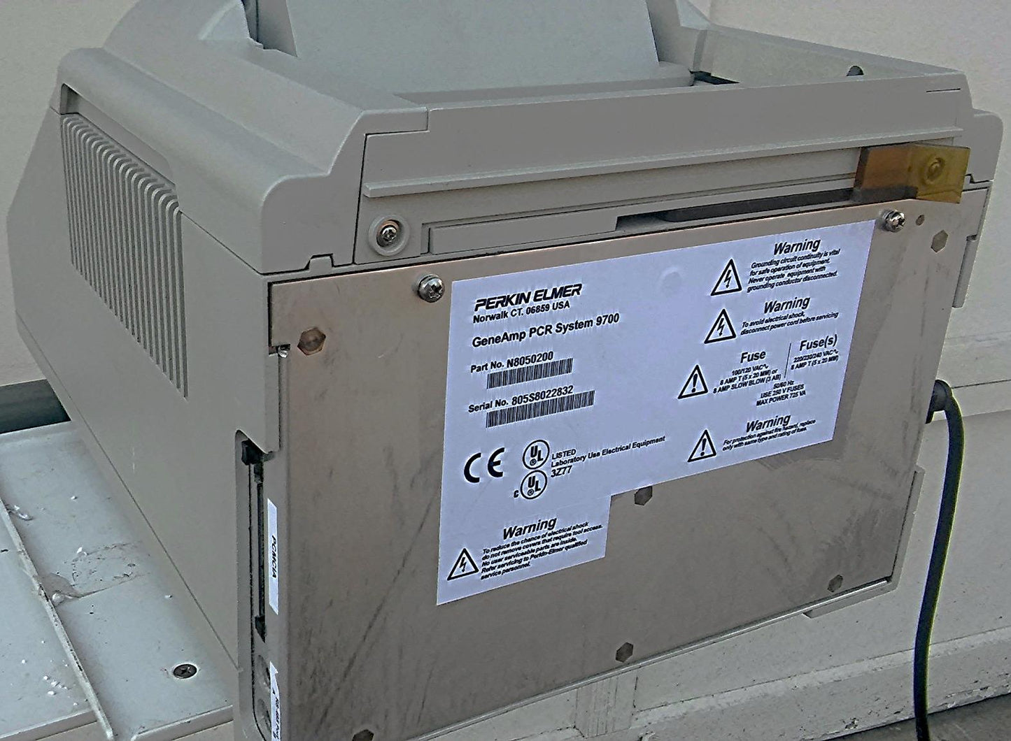 APPLIED BIOSYSTEMS PERKIN ELMER GENE AMP PCR SYSTEM 9700 THERMOCYCLER WATCHVIDEO