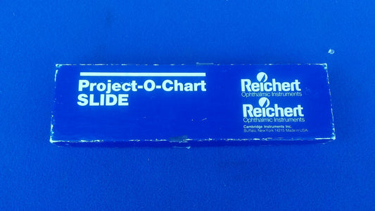 PROJECT-O-CHART SLIDE by REICHERT PROJECTOR FREE SHIPPING