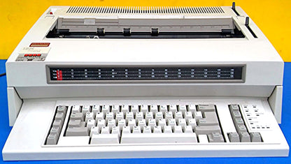 IBM WHEELWRITER 15 ELECTRONIC TYPEWRITER WATCH VIDEO UNIT WORKING FREE SHIPPING