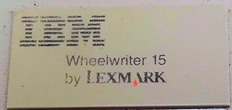 IBM WHEELWRITER 15 ELECTRONIC TYPEWRITER WATCH VIDEO UNIT WORKING FREE SHIPPING