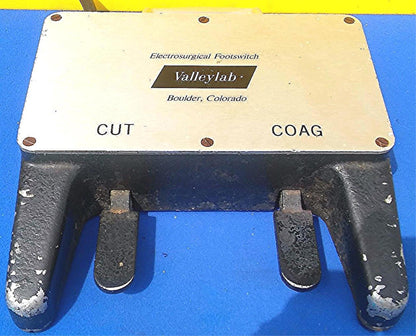 VALLEYLAB ELECTROSURGICAL MONOPOLAR 4 PINS DUAL PEDAL FOOT SWITCH WATCH VIDEO