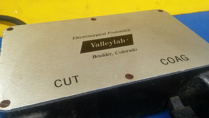 VALLEYLAB ELECTROSURGICAL MONOPOLAR 4 PINS DUAL PEDAL FOOT SWITCH