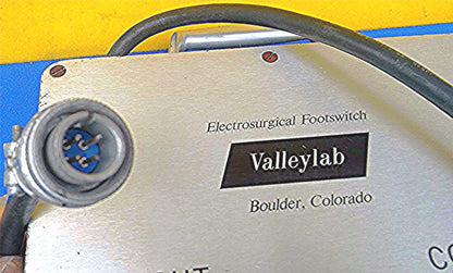 VALLEYLAB ELECTROSURGICAL MONOPOLAR 4 PINS DUAL PEDAL FOOT SWITCH WATCH VIDEO