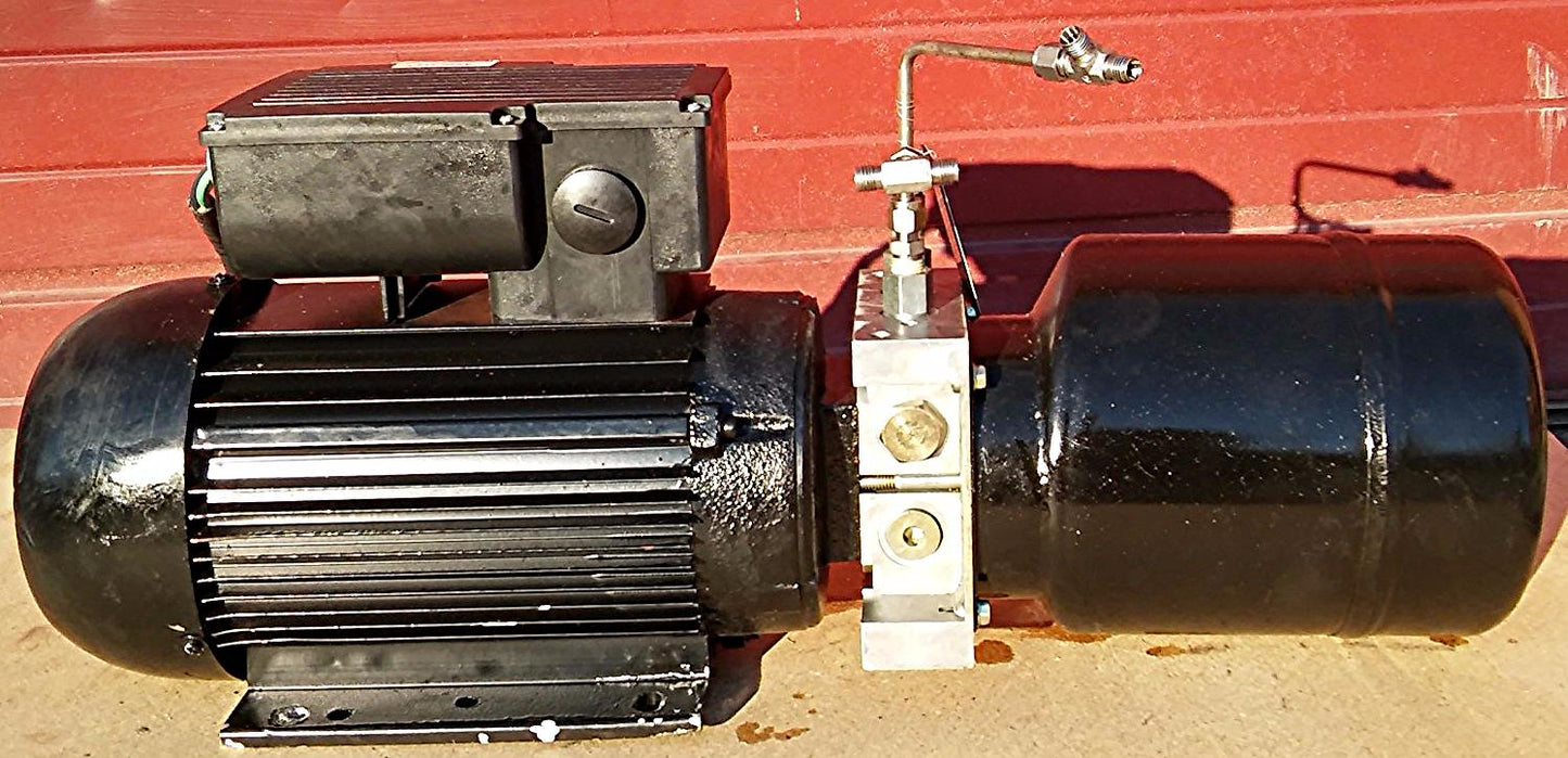 KTI TYPE YL90L 1-4 MOTOR with FEDERAL FLUID POWER BEODBFAC HYDRAULIC  FREE SHIP