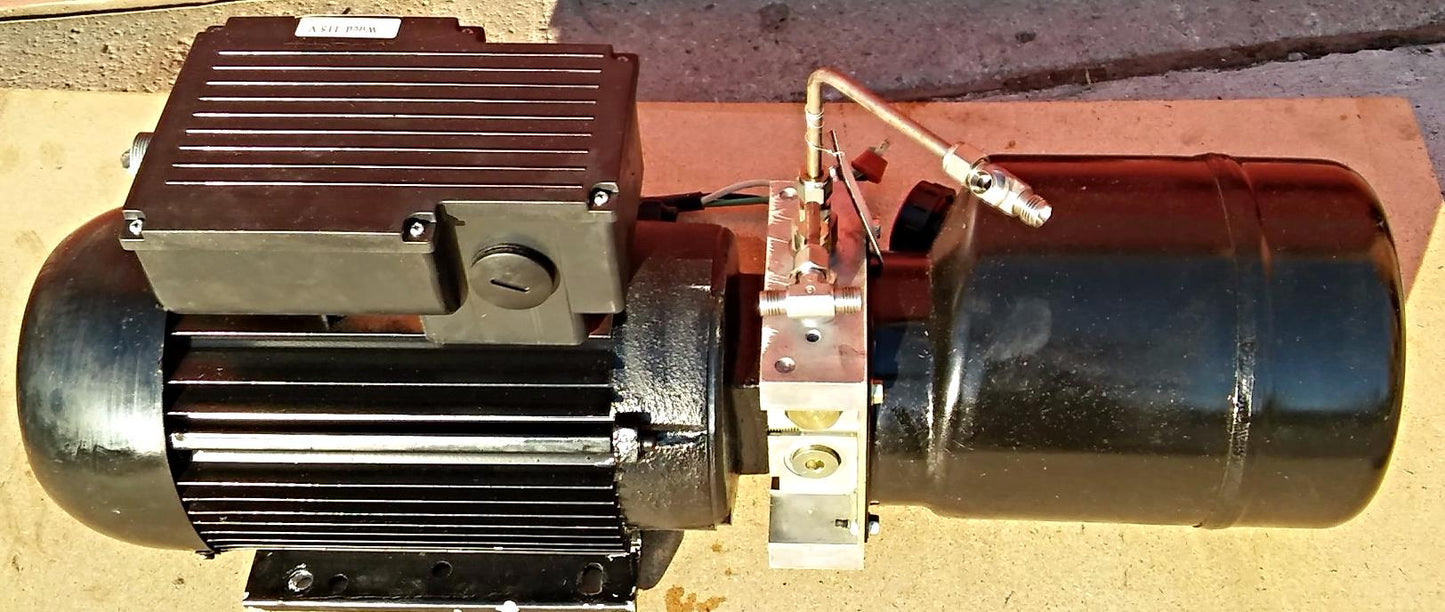 KTI TYPE YL90L 1-4 MOTOR with FEDERAL FLUID POWER BEODBFAC HYDRAULIC  FREE SHIP