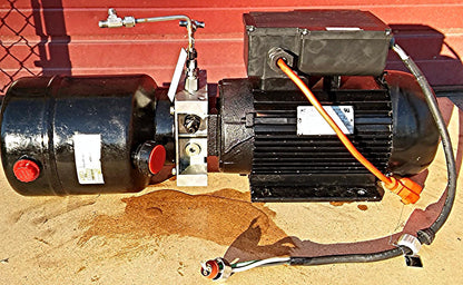 KTI TYPE YL90L 1-4 MOTOR with FEDERAL FLUID POWER BEODBFAC HYDRAULIC  FREE SHIP