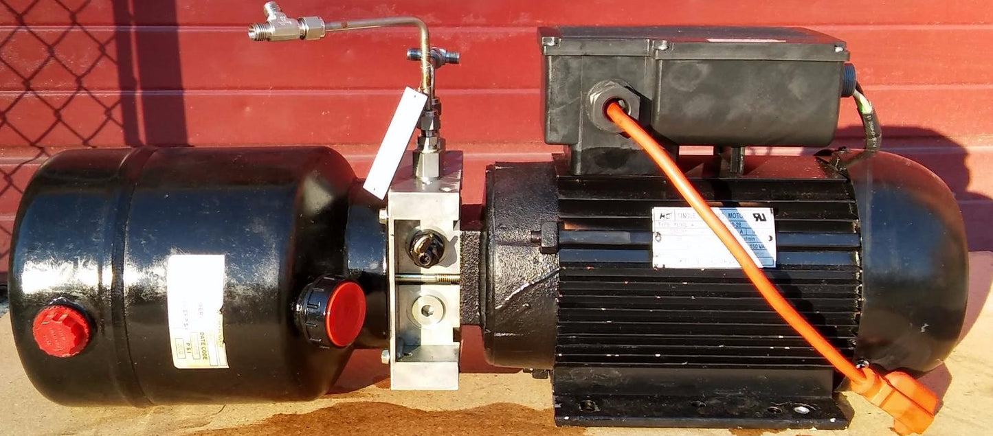 KTI TYPE YL90L 1-4 MOTOR with FEDERAL FLUID POWER BEODBFAC HYDRAULIC  FREE SHIP