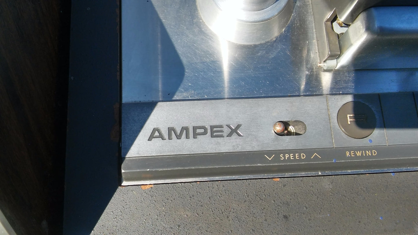 AMPEX AG 350-2 REEL RECORDER PREAMP s 401 402 WORKs PERFECTLY WATCHVIDEO