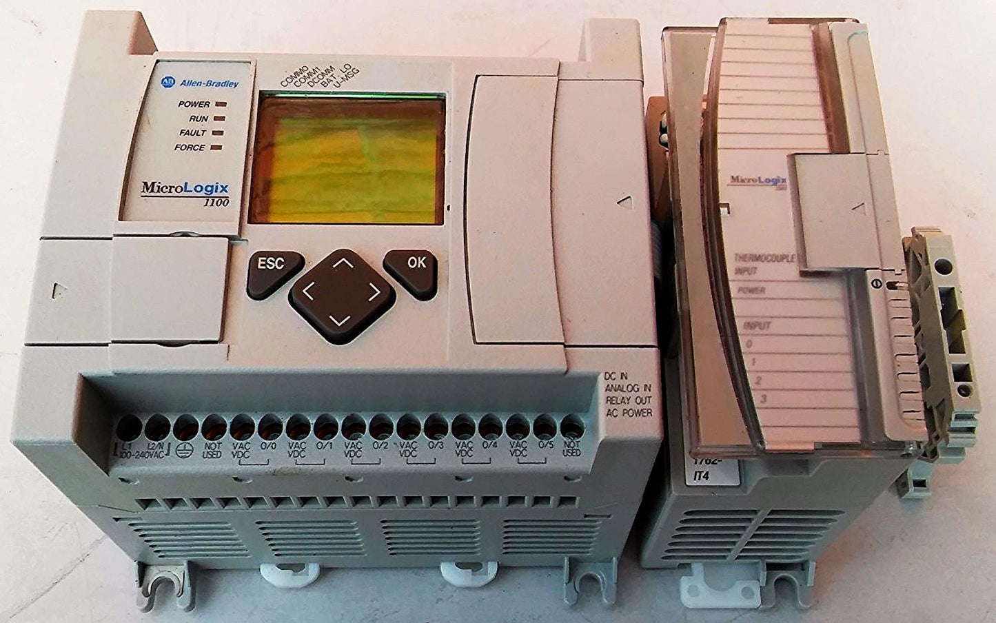 ALLEN BRADLEY MICROLOGIX 1762-IT4 1100