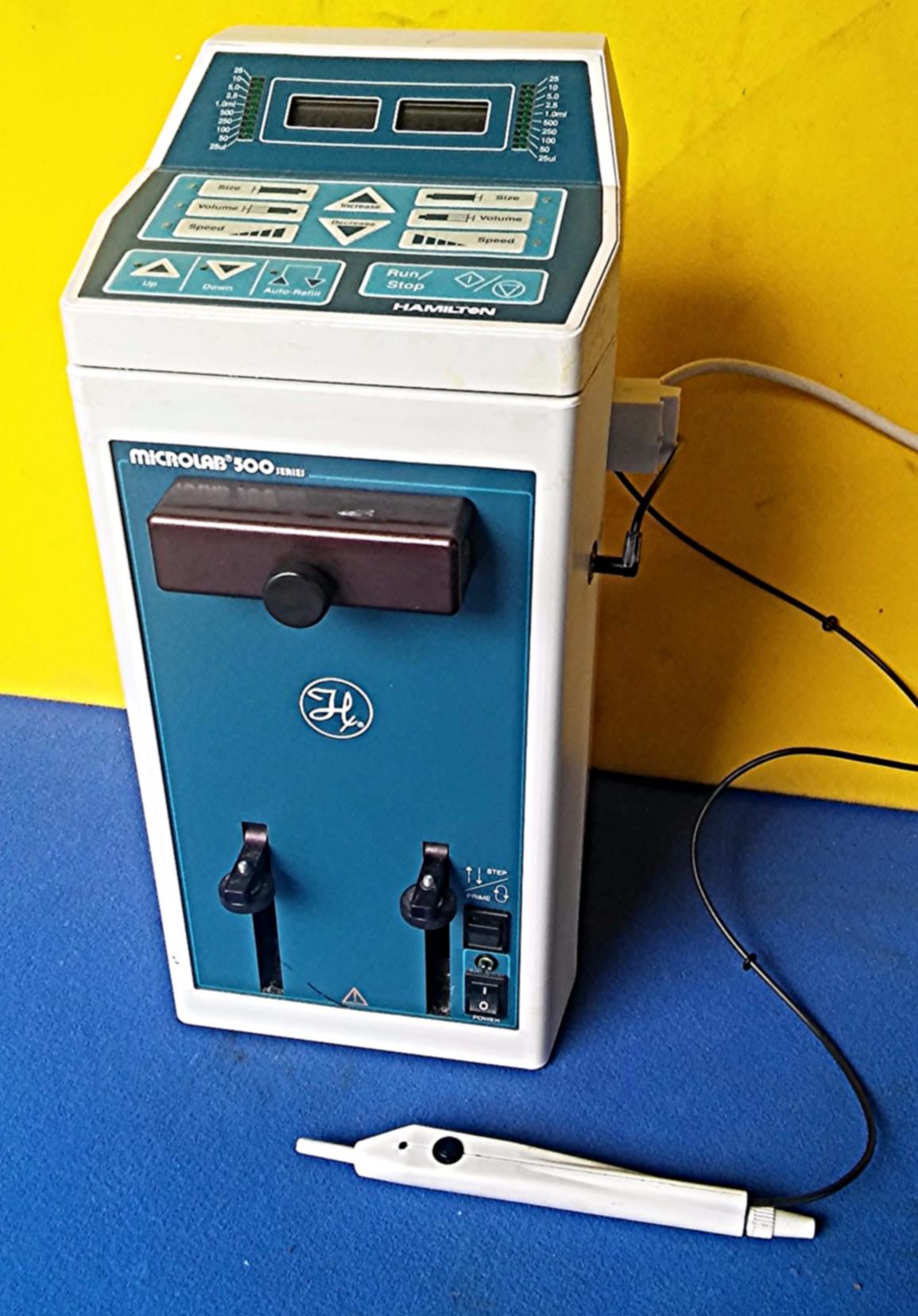 HAMILTON MICROLAB 500 DUAL SYRINGE DILUTER DISPENSER PROBE WATCHVIDEO FREESHIP