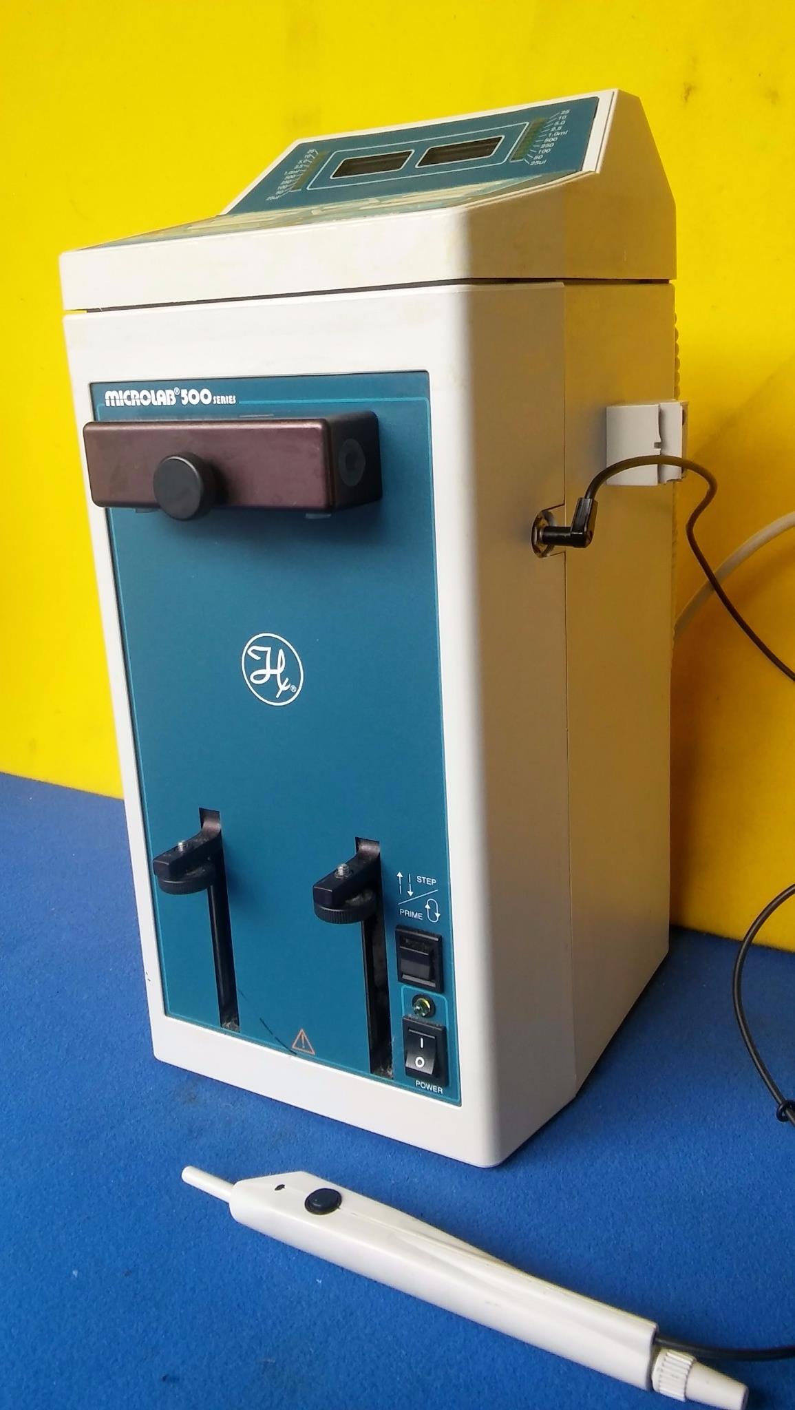 HAMILTON MICROLAB 500 DUAL SYRINGE DILUTER DISPENSER PROBE WATCHVIDEO FREESHIP