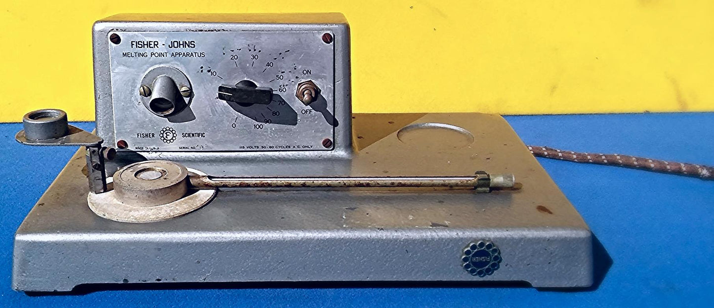 FISHER -JOHNS  SCIENTIFIC  MELTING POINT TESTER APPARATUS WORKING PERFECTLY 115V