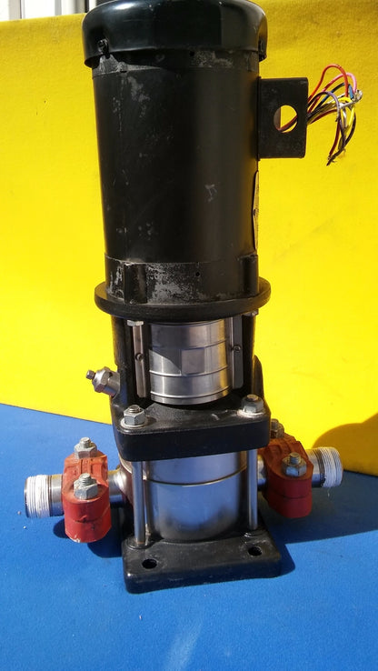 GRUNDFOS VERTICAL 3 PHASE 0.75HP D41136062E HIGH PRESSURE PUMP 22GPM FREE SHIP