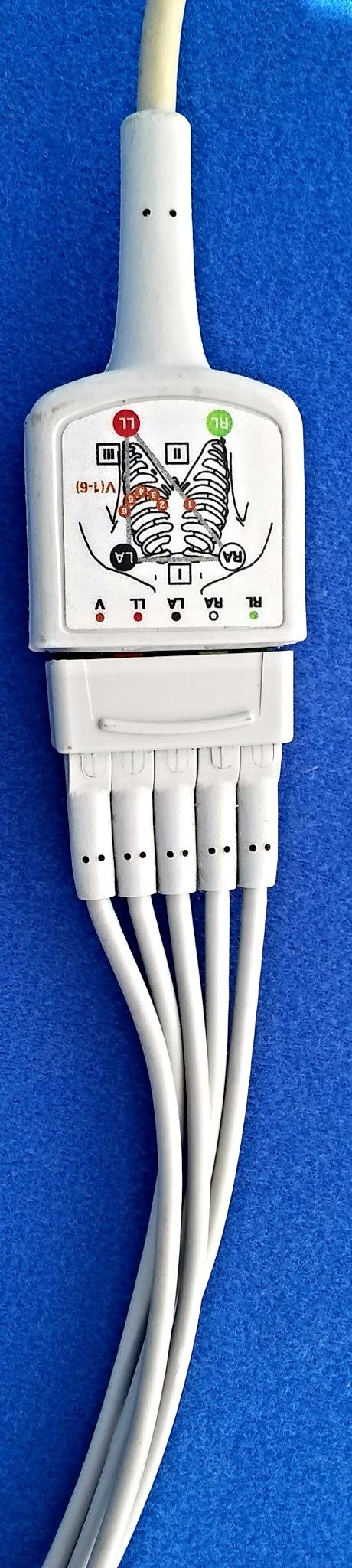 GE DASH 3000 Vital Signs Monitor & STAND LEADS CUFF OXIMETER PRINTER WATCHVIDEO