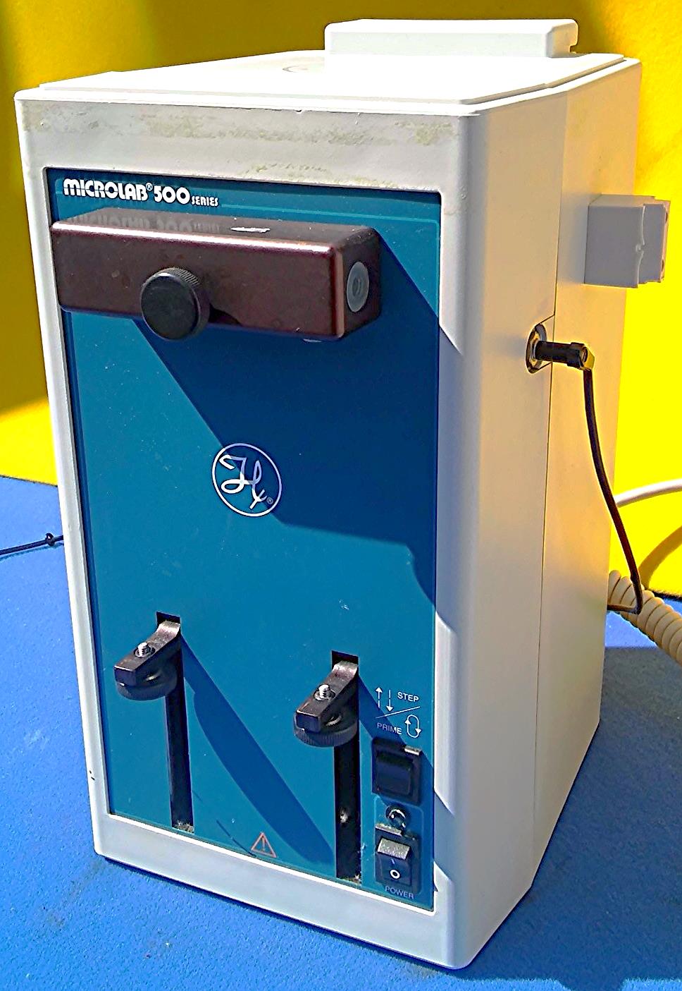 HAMILTON MICROLAB 500 DUAL SYRINGE DILUTER DISPENSER PROBE WATCHVIDEO FREESHIP