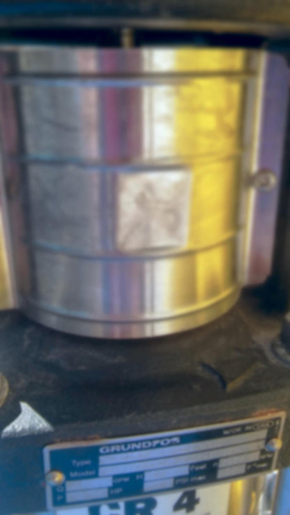 GRUNDFOS VERTICAL CRN4-50 CRN High Pressure PUMP STAINLESS S/S 22GPM 2HP 2 HP