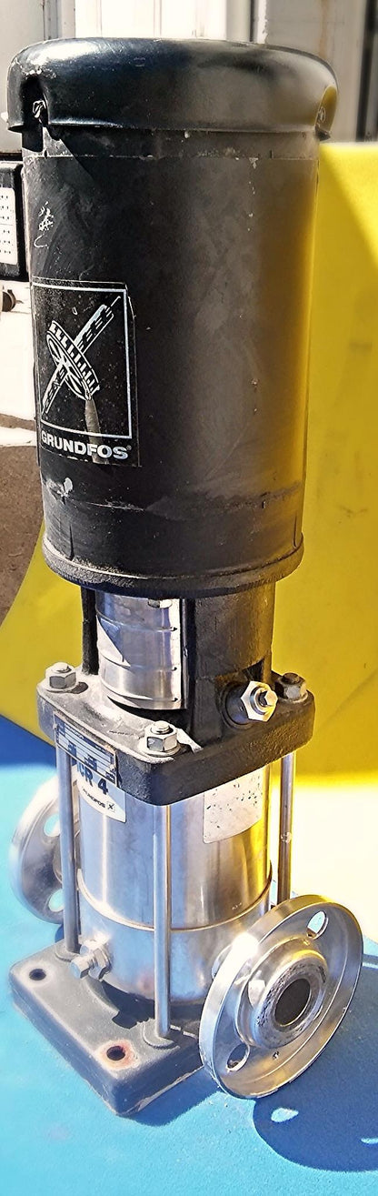 GRUNDFOS VERTICAL CRN4-50 CRN High Pressure PUMP STAINLESS S/S 22GPM 2HP 2 HP