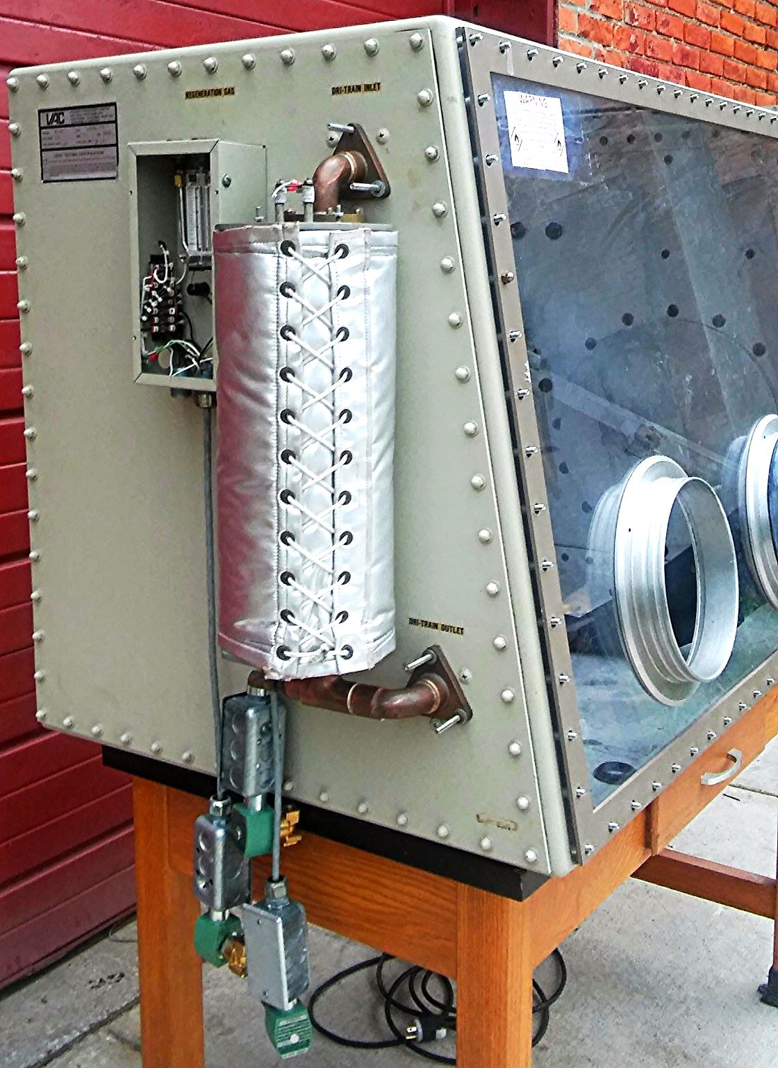 VAC Vacuum Atmospheres GLOVE BOX Dri-LAB with HE-493 HE-43-2 & HE-63-P FREE SHIP