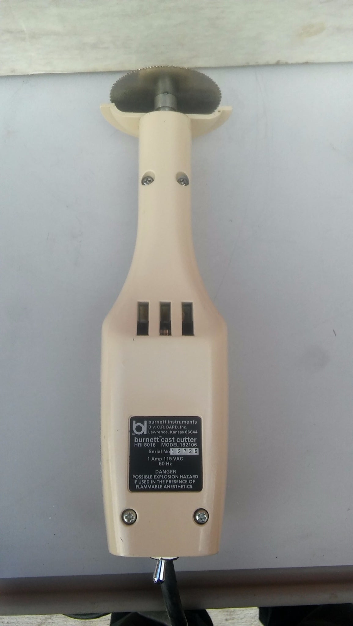 BURNETT CAST CUTTER SAW MODEL 182106 w CASE PLUS BONUS ST STEEL OPENER FREESHIP