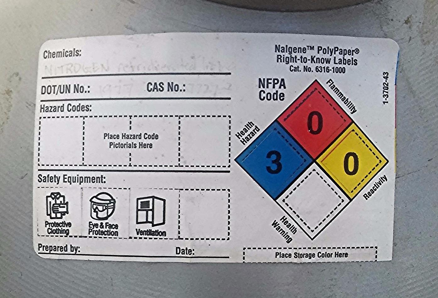 MVE ORION ET-39 CRYOGENIC TANK with 9 WAND CANISTER INSERTS FREE SHIP