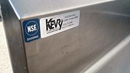 KEVRY 78x30x41 COMMERCIAL KITCHEN HEAVY STEEL PREP TABLE DRAWER TOP BOTTOM SHELF