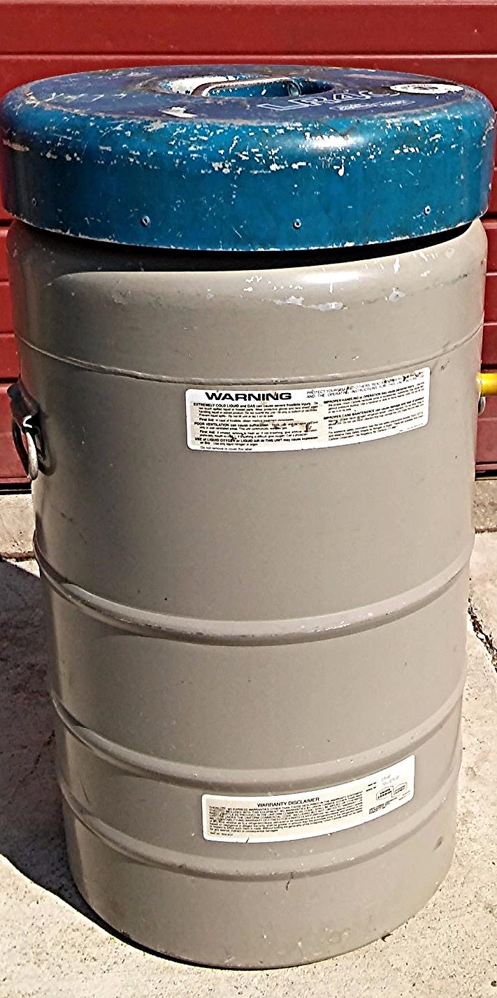 UNION CARBIDE 12 Gallon LR-40CRYOGENIC TANK COMPLETE ALL 6 INSERTS FREE SHIPPING