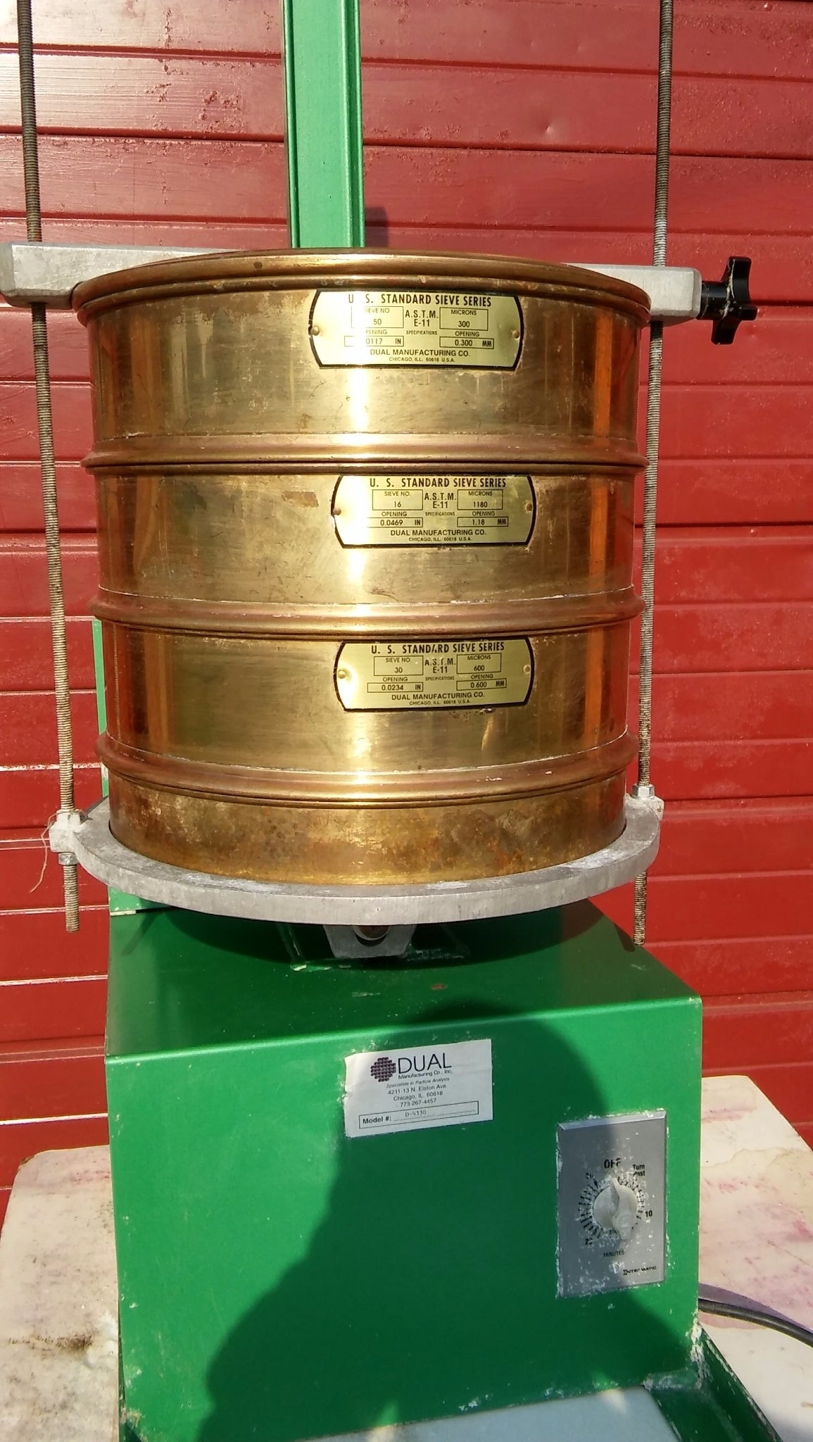 DUAL D-4330 HUMBOLDT Large Capacity Motorized SIEVE SHAKER WATCH VIDEO FREE SHIP