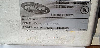 INVACARE MICROAIR 3500S MODEL BB9572037 FREESHIPPING