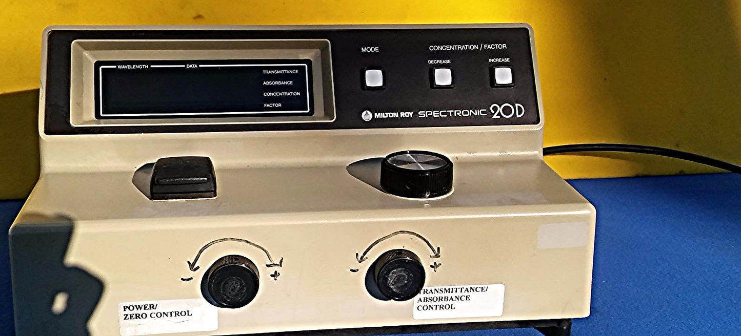 WORKING PERFECTLY MILTON ROY SPECTROMETER 20D WATCH VIDEO FREE SHIPPING