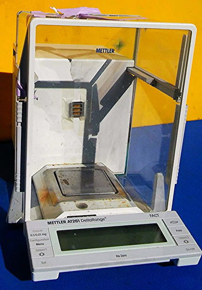 METTLER TOLEDO TYPE AT261 BALANCE PERFECT OPERATION TOP GLASS BROKEN FREE SHIP