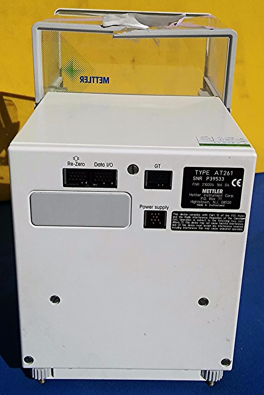 METTLER TOLEDO TYPE AT261 BALANCE PERFECT OPERATION TOP GLASS BROKEN FREE SHIP