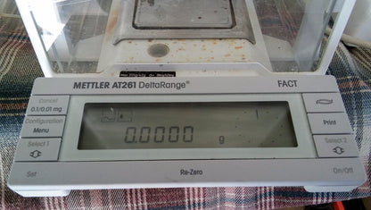 METTLER TOLEDO TYPE AT261 BALANCE PERFECT OPERATION TOP GLASS BROKEN FREE SHIP