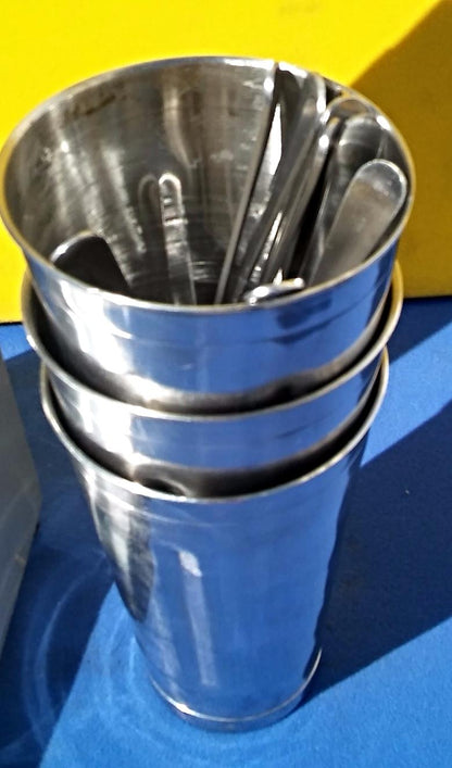 HAMILTON BEACH COMMERCIAL 3 SPEED MALT MILK SHAKER DRINK MIXER 936 + CUPS SPOONS