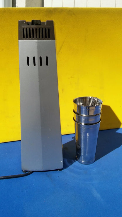 HAMILTON BEACH COMMERCIAL 3 SPEED MALT MILK SHAKER DRINK MIXER 936 + CUPS SPOONS