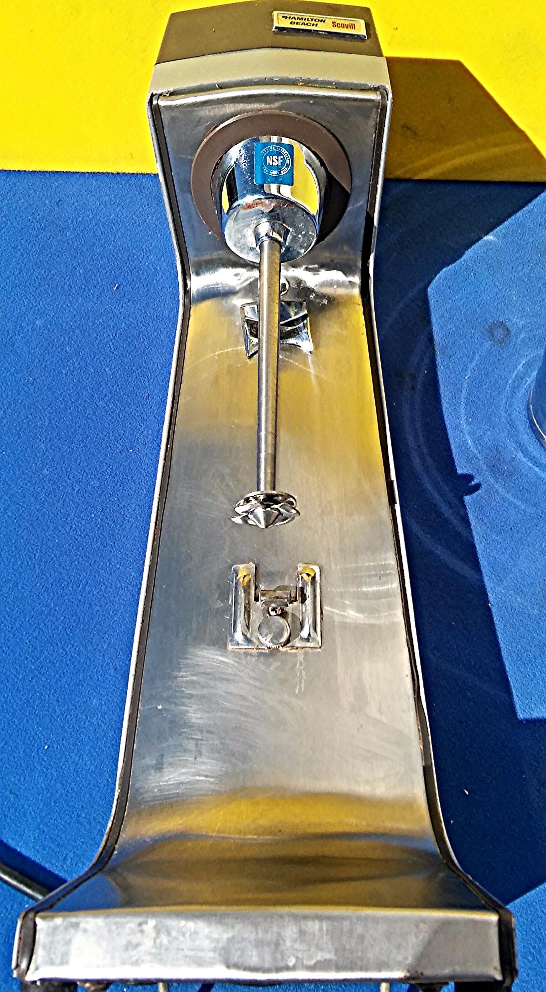 HAMILTON BEACH COMMERCIAL 3 SPEED MALT MILK SHAKER DRINK MIXER 936 + CUPS SPOONS