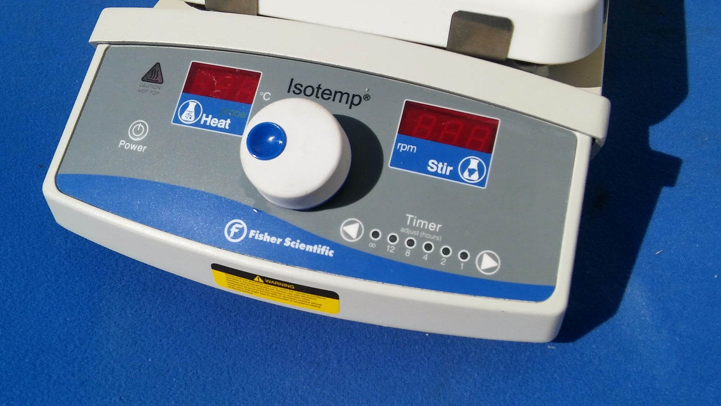 FISHER SCIENTIFIC DIGITAL STIR HOT PLATE ISOTEMP MODEL 11-300-49SHP For Parts