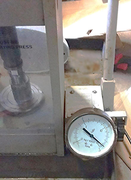 GRASEBY SPECAC 15 TON BENCHTOP LABORATORY HYDRAULIC PRESS & MANUAL FREE SHIP