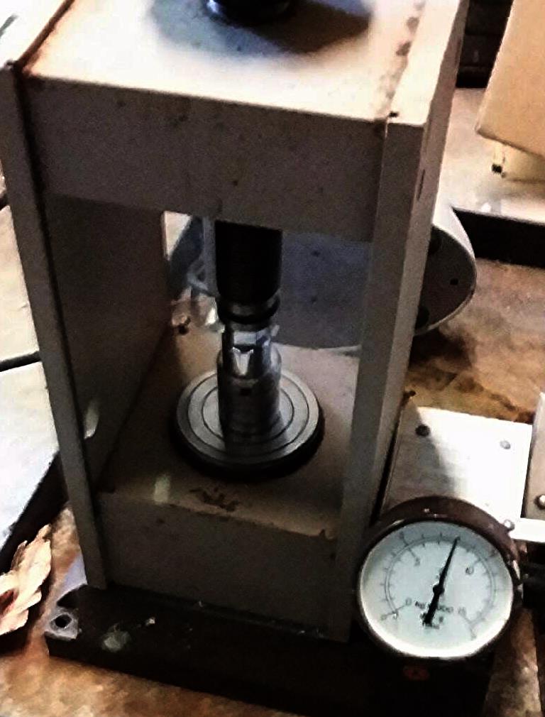 GRASEBY SPECAC 15 TON BENCHTOP LABORATORY HYDRAULIC PRESS & MANUAL FREE SHIP