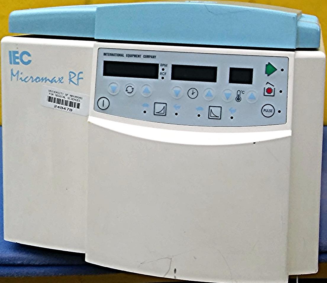 IEC MICROMAX RF CENTRIFUGE FOR PARTS FREE SHIP