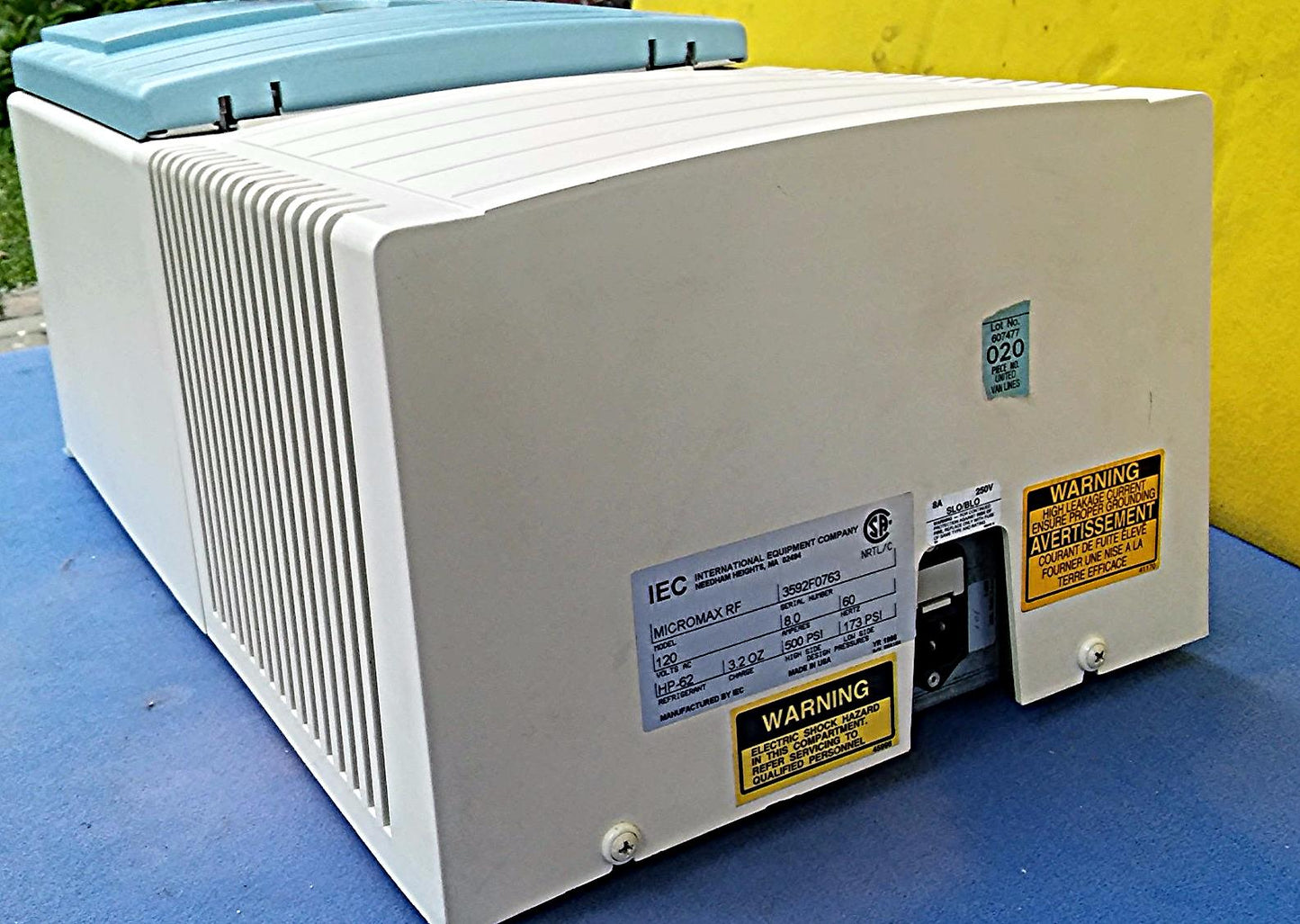 IEC MICROMAX RF CENTRIFUGE FOR PARTS FREE SHIP