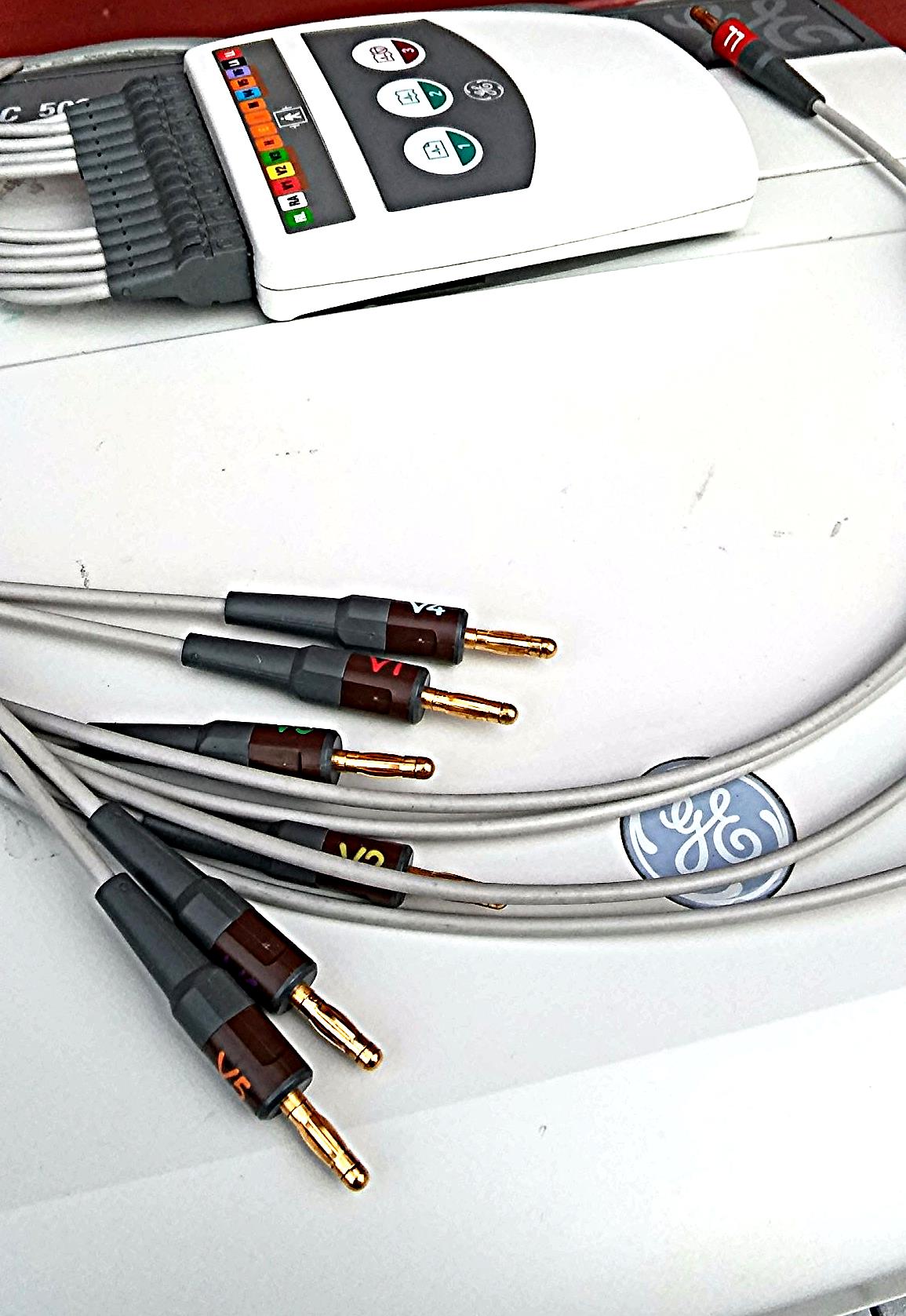 COMPLETE GE MARQUETTE MAC 5000 & SOFTWARE LEADS RESTING ECG EKG SYSTEM FREE SHIP