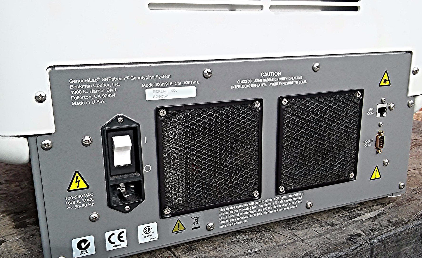 BECKMAN COULTER GENOMELAB SNPSTREAM MODEL 391916 WORKING PERFECTLY FREE SHIPPING