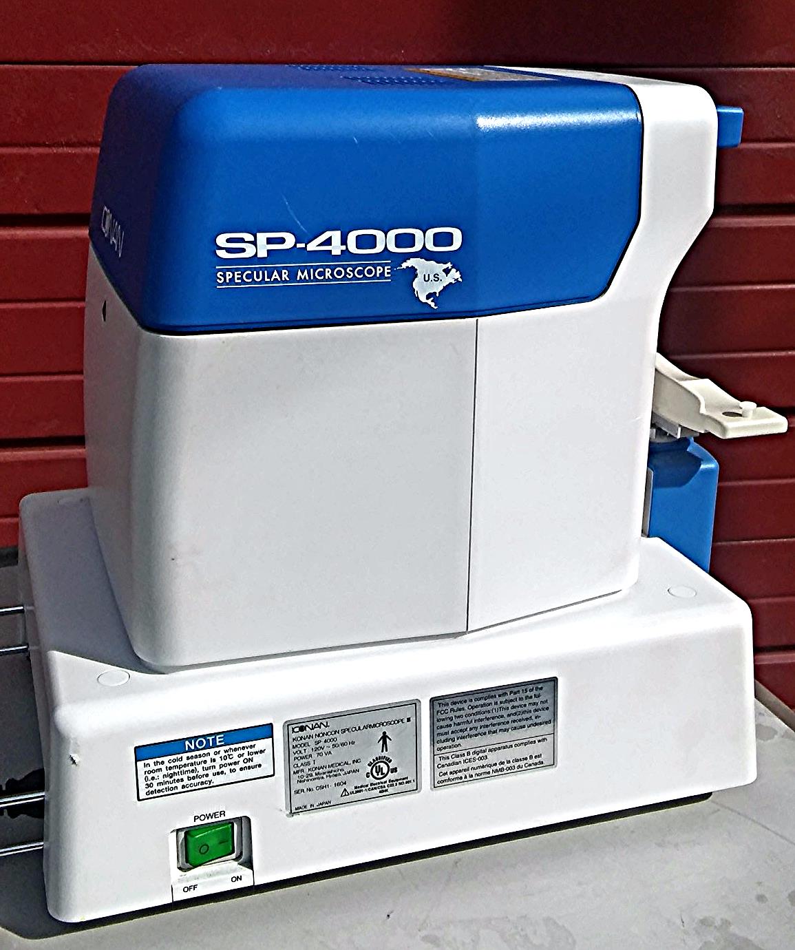 KONAN SP-4000 SPECULAR MICROSCOPE MODEL FREE SHIP