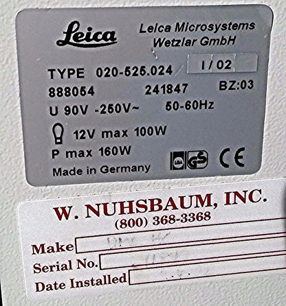 LEICA DMR SCANNING CONFOCAL RESEARCH EPI-FLUORESCENCE MICROSCOPE Parts FREE SHIP