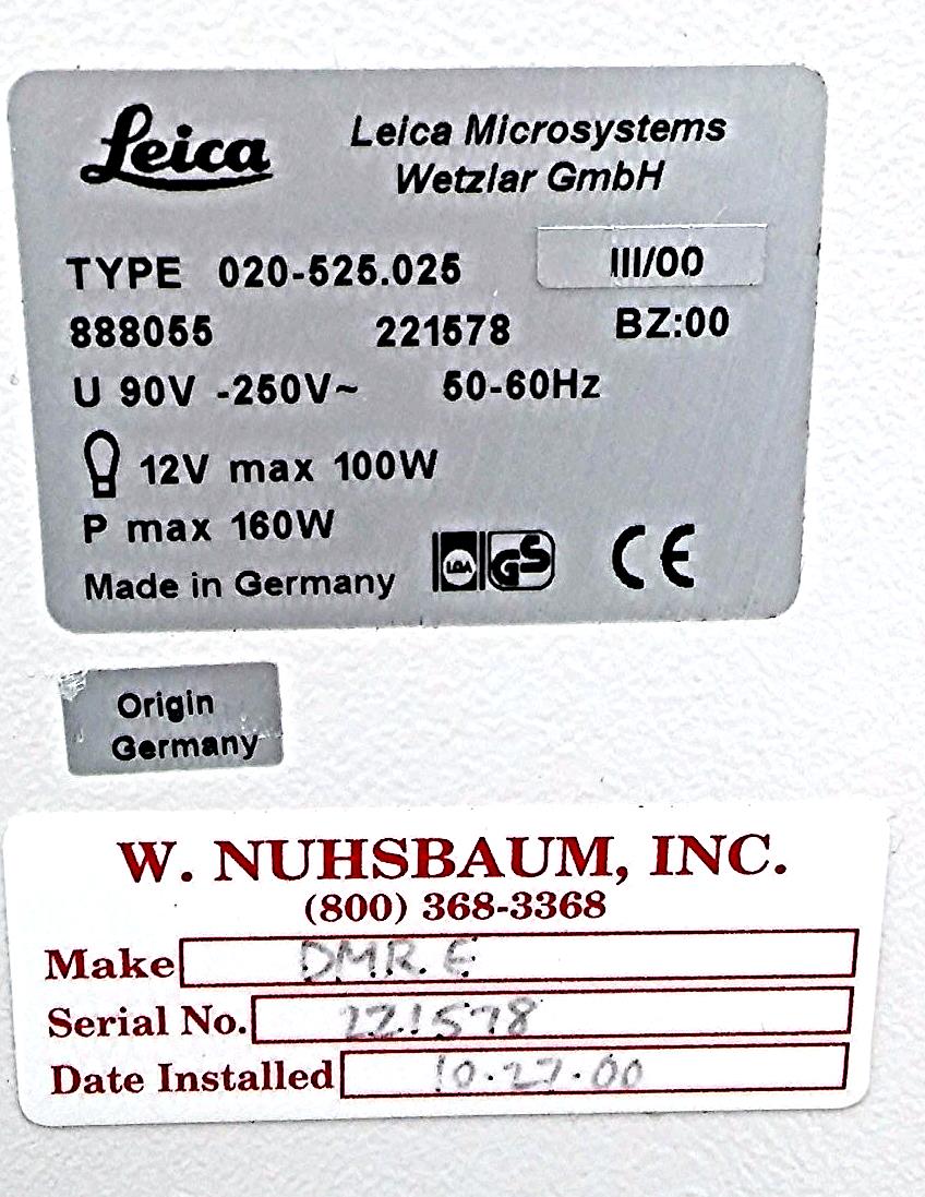 LEICA DMRE SCANNING CONFOCAL EPI-FLUORESCENCE MICROSCOPE Power Supply FREESHIP