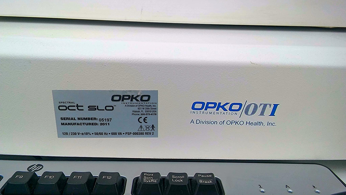 COMPLETE SPECTRAL OPKO OCT SLO IMAGING SYSTEM 100% FUNCTIONAL w MANUAL FREE SHIP